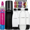 Saturator SodaStream Terra Black jedna butelka + Butelki SodaStream 3x 1L Standard + BOLERO