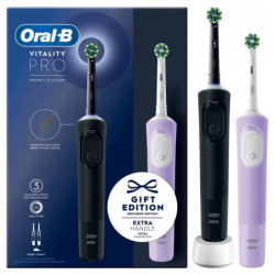 Oral-B Vitality Pro D103 Duo Black/Lilac Violet + 8 zam. precision