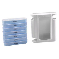 ORGANIZER POJEMNIK NA TABLETKI LEKI PUDEŁKO 4 PORY DNIA NA 7 DNI