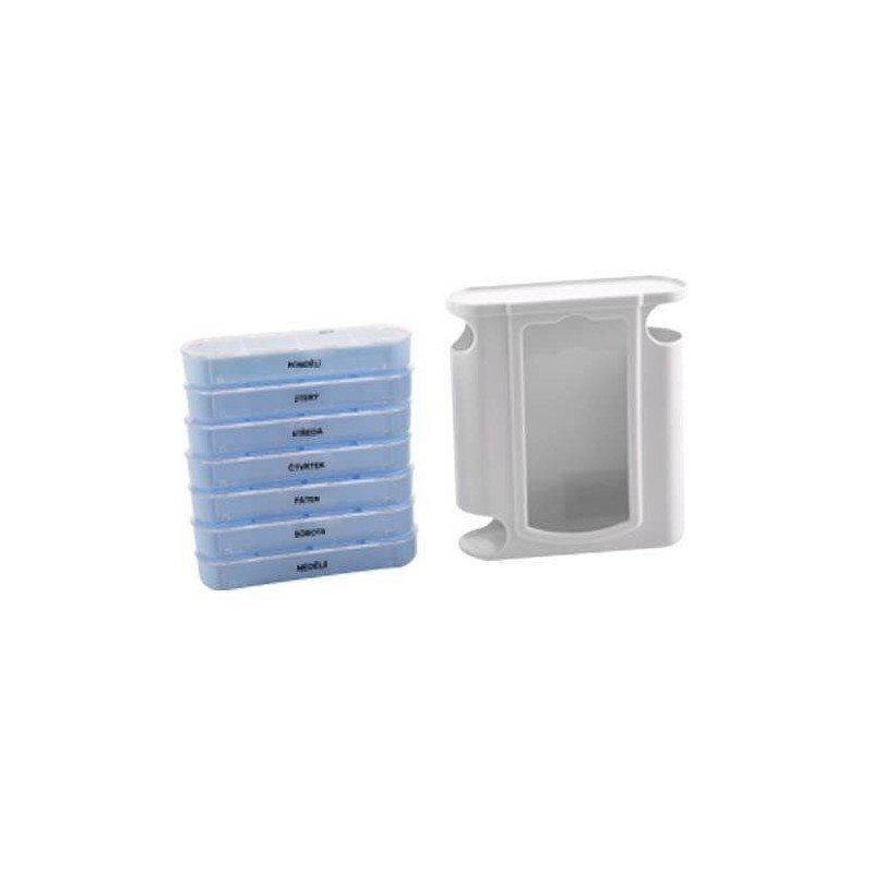 ORGANIZER POJEMNIK NA TABLETKI LEKI PUDEŁKO 4 PORY DNIA NA 7 DNI