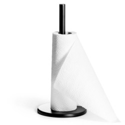 Stojak na ręcznik papierowy czarny 15x32cm