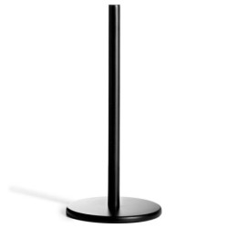 Stojak na ręcznik papierowy czarny 15x32cm