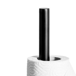 Stojak na ręcznik papierowy czarny 15x32cm