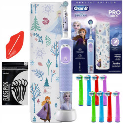 Szczoteczka Oral-B Vitality Pro D103 Frozen + etui + zam. Kids Color x8