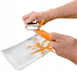 OBIERACZKA DO WARZYW I OWOCÓW PODWÓJNY OBIERAK STALOWY