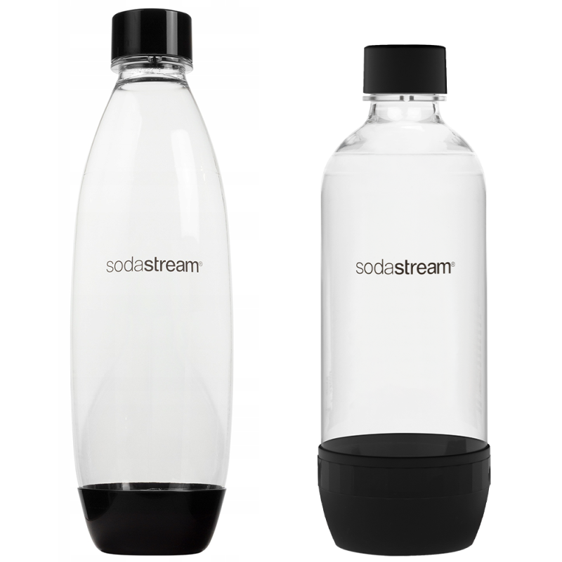 Saturator SodaStream Terra Black jedna butelka + Butelka SodaStream Czarna (dek) + Bolero