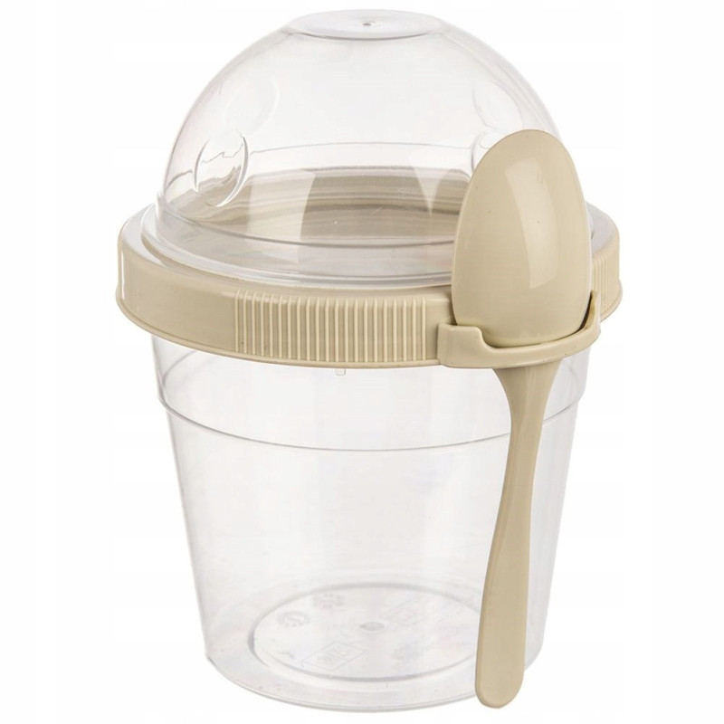 Pojemnik na jogurt z łyżeczką 400ml