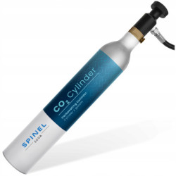 CO2 GAZ SPOŻYWCZY 425g zawór Jedno/Dwukierunkowy Twist + Metalowa Słomka + czyścik