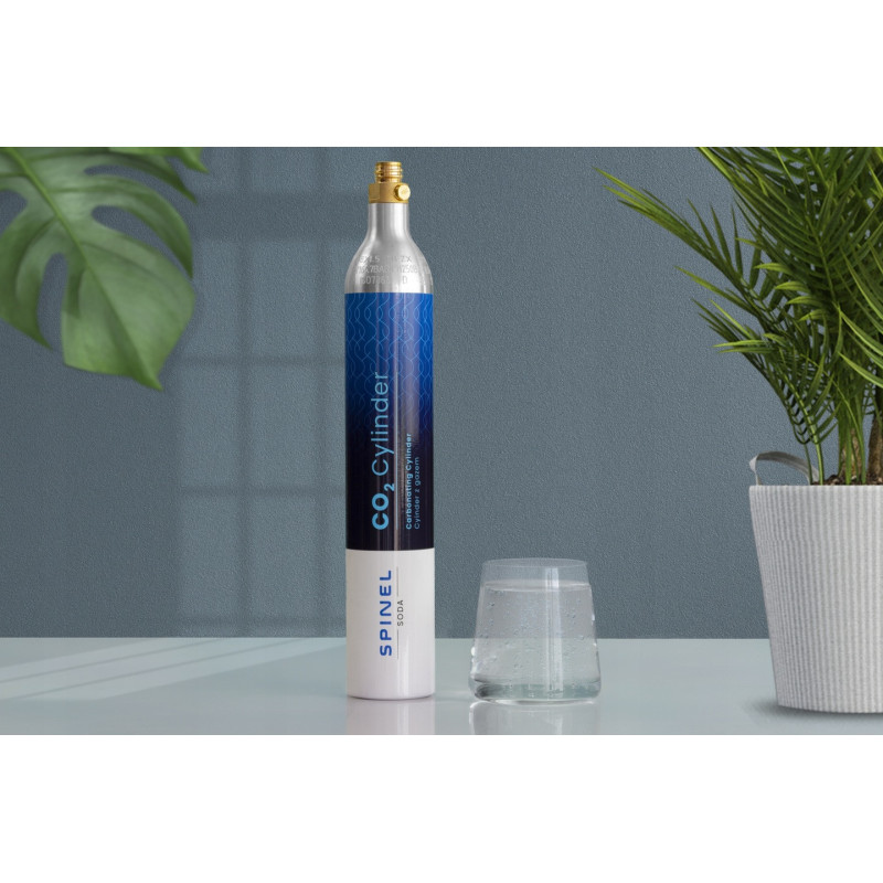 3x CO2 GAZ SPOŻYWCZY 425g zawór Jedno/Dwukierunkowy Twist + Metalowa Słomka + czyścik