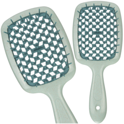 Szczotka do włosów kwadrat niebieska