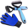 Zgrzebło dla psa + rękawica do czesania sierści