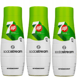 3x Syrop do SodaStream 7UP Free Zero Cukru