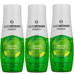 3x Syrop SodaStream Cytryna Limonka 440ml