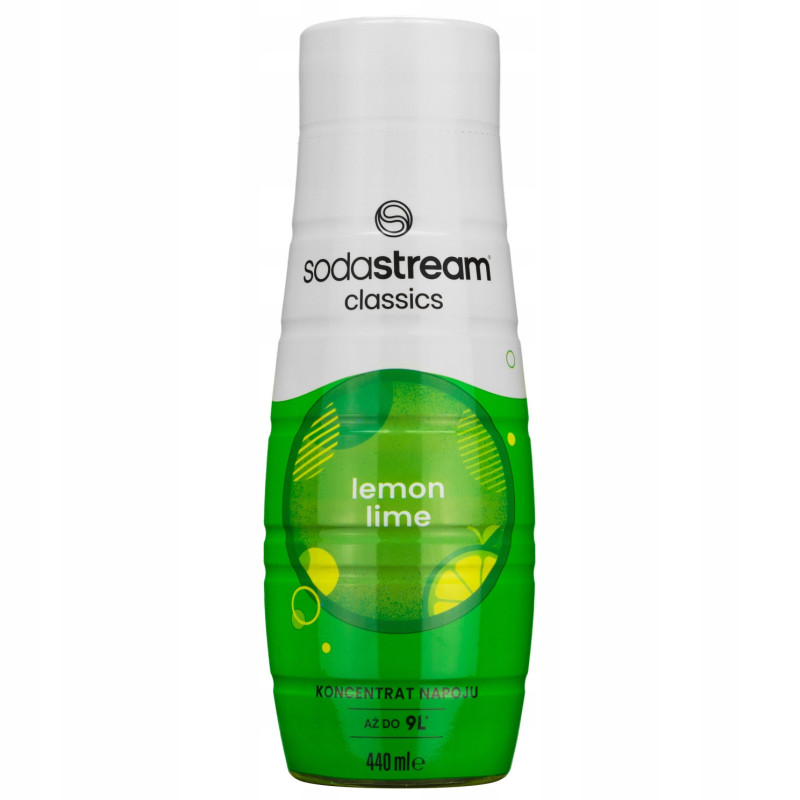 3x Syrop SodaStream Cytryna Limonka 440ml