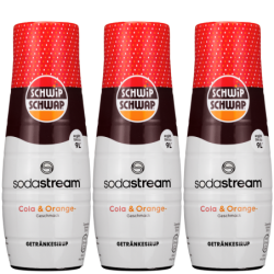 3x Syrop do SodaStream Schwip Schwap Cola Orange