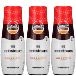 3x Syrop do SodaStream Schwip Schwap Cola Orange