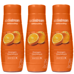 3x Syrop do SodaStream Classics Pomarańcza 440ml