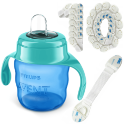 Butelka Philips Avent SCF551/05 + zabezpieczenie 10 szt