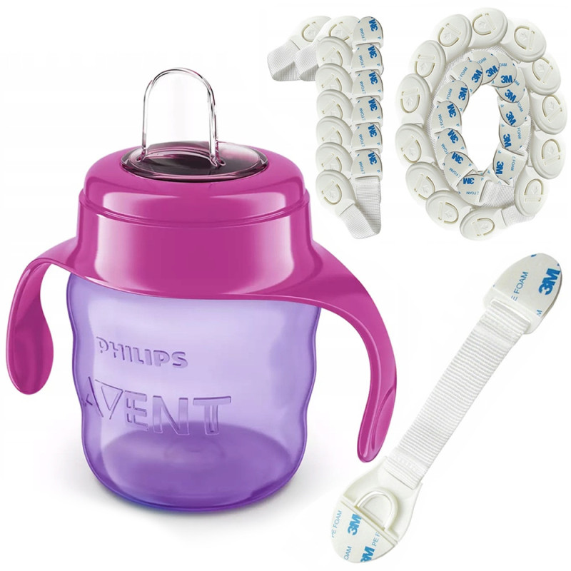 Butelka Philips Avent SCF551/03 + zabezpieczenie 10 szt