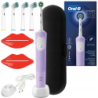 Oral-B Vitality Pro D103 Lilac Violet + końcówki zamienne + etui czarnei +2x  usta
