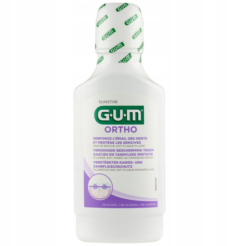 SUNSTAR GUM ORTHO Płyn (300 ml) x2