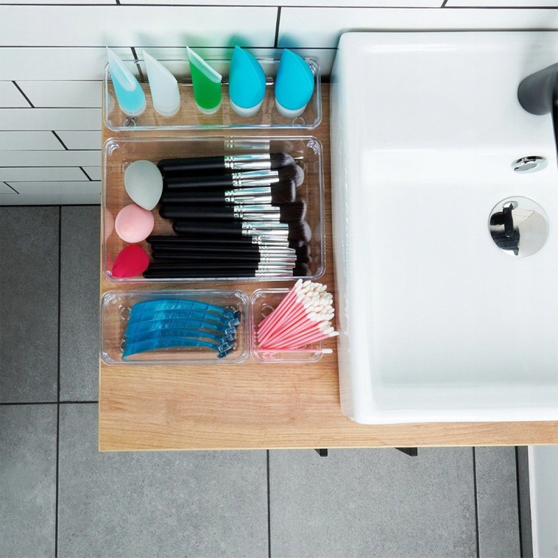 Organizer na kosmetyki do makijażu 4 elementy