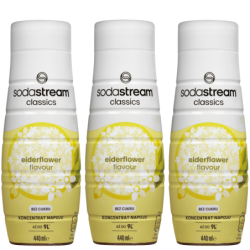 3x Syrop do SodaStream Elderflower Zero 440ml