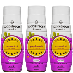 3x Syrop do SodaStream Passionfruit Zero 440ml