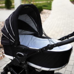 Moskitiera do wózka czarna