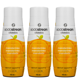 3x Syrop SodaStream Mandarynka 440ml