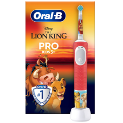 Szczoteczka Oral-B Vitality Pro 103 Król Lew + 4x końcówki zamienne EB-10A Color + etui białe
