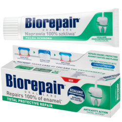 Szczoteczka do zębów Biorepair Curve Ochrona Dziąseł + Pasta do zębów Biorepair Pełna Ochrona 75ml