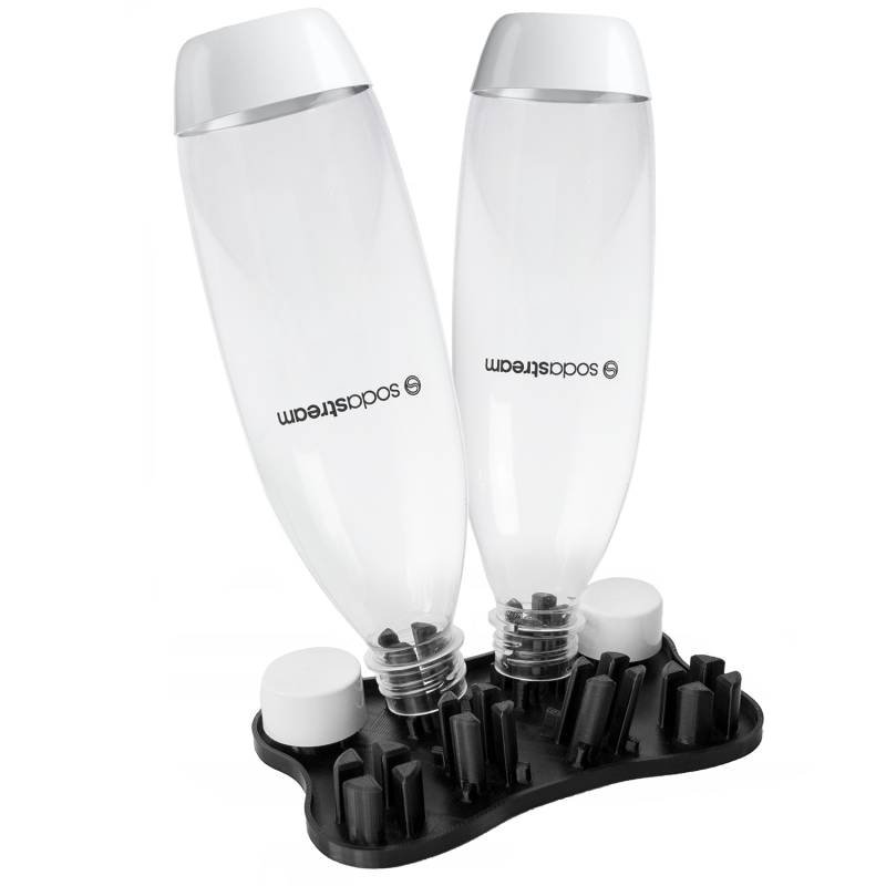 Ociekacz na 4 butelki do saturatora stojak czarny SOD100001-B