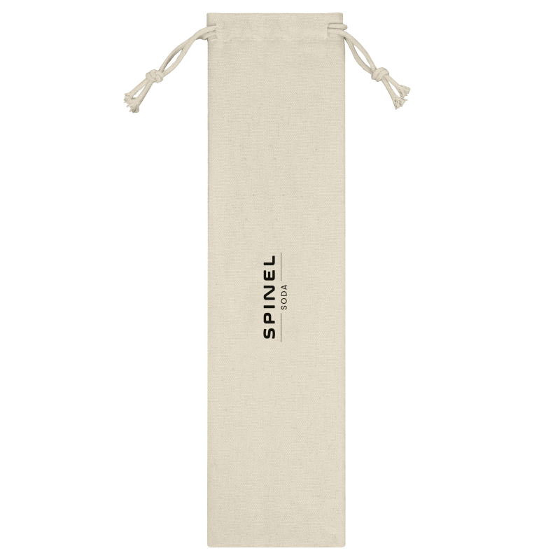 Metalowe słomki SpinelSoda x10 Silver