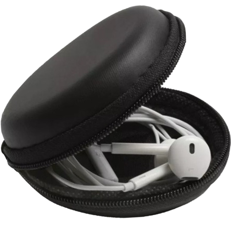 Etui na słuchawki przewodowe czarne (małe)