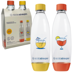 Butelki Sodastream FUSE 2pack 1L żółta/pomarańczowa