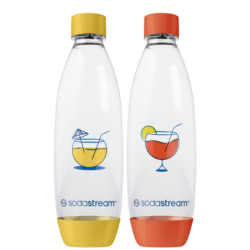 Butelki Sodastream FUSE 2pack 1L żółta/pomarańczowa