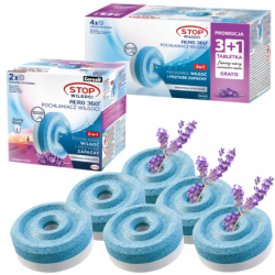 4x tabletka pochłaniacz Ceresit 450g 1xlawenda 3x zwykła + 2x tabletka pochłaniacz Ceresit 450g lawenda