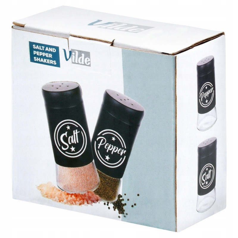 Solniczka i pieprzniczka 5,5x11cm 2szt