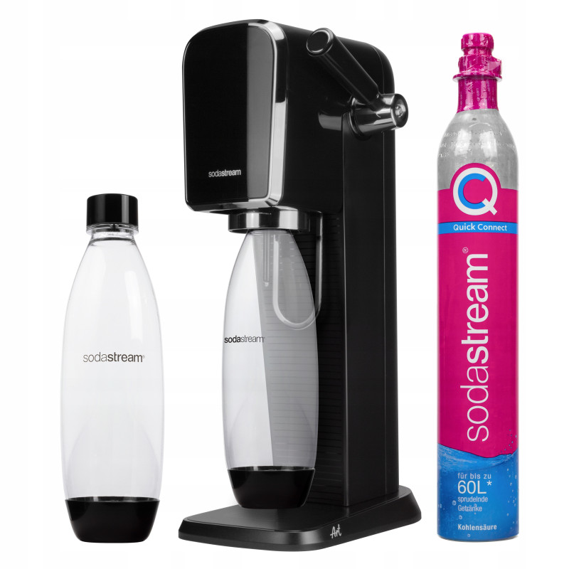 Saturator SodaStream Art Czarny + Syrop do Sodastream Pepsi, Mirinda, 7UP + Bolero