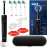 Oral-B Vitality Pro D103 Protect X Clean (Cross Action Black) + 4 zam. precision + etui czarne + 2x wyciskacz