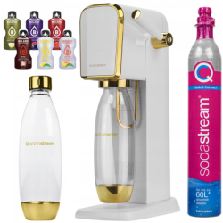 Saturator SodaStream Art White/Gold jedna butelka + BOLERO