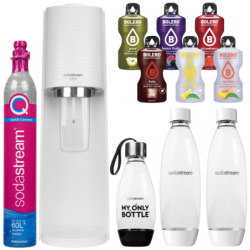 Saturator SodaStream Terra White + 3 butelki + Bolero