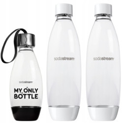 Saturator SodaStream Terra White + 3 butelki + Bolero