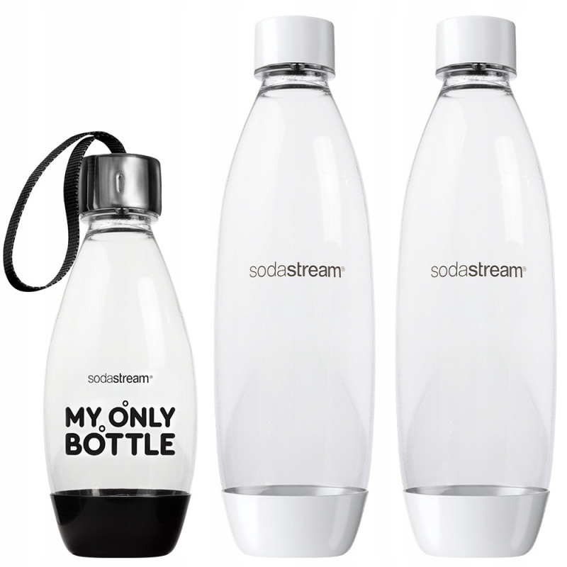 Saturator SodaStream Terra White + 3 butelki + Bolero