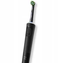 Oral-B Vitality Pro D103 Protect X Clean (Cross Action Black) + 4 końcówki precision czarne + etui białe