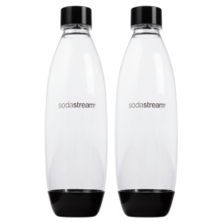 Saturator SodaStream Terra Black + 2 butelki + Nabój CO2 SodaStream do Saturatora QuickConnect +  Bolero