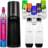 Saturator SodaStream Terra Black + 2 butelki + 5x Syrop SodaStream Pepsi, Pepsi MAX, 7UP ZERO , 7UP, Schwip Schwap zero