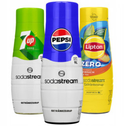 Saturator SodaStream Terra White + jedna butelka + 3x Syrop do Sodastream Pepsi,Lipton, 7UP