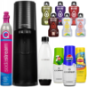 Saturator SodaStream Terra Black jedna butelka + Pepsi + lipton + 7up + Bolero 6szt.